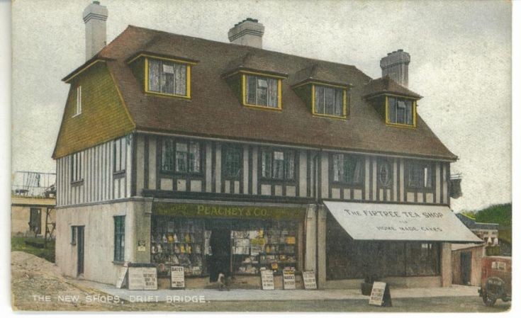 Drift Bridge , early shops