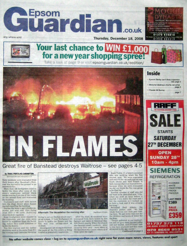 Waitrose  Banstead-  The Epsom Guardian reports...