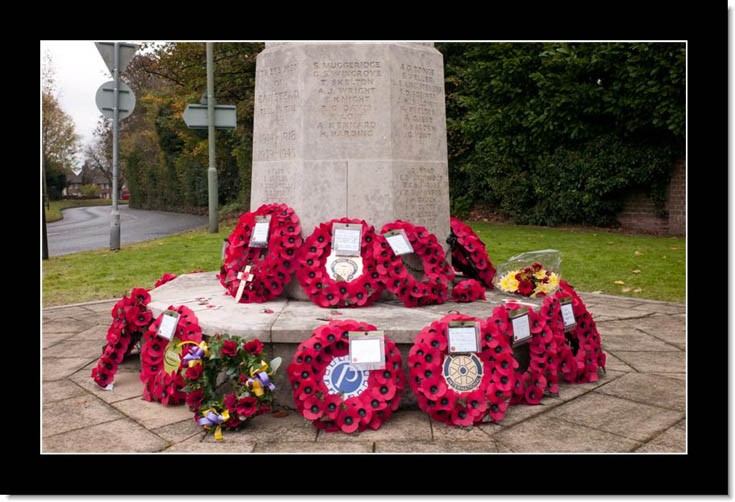 Remembrance Day 2009  - Poppy Wreaths 