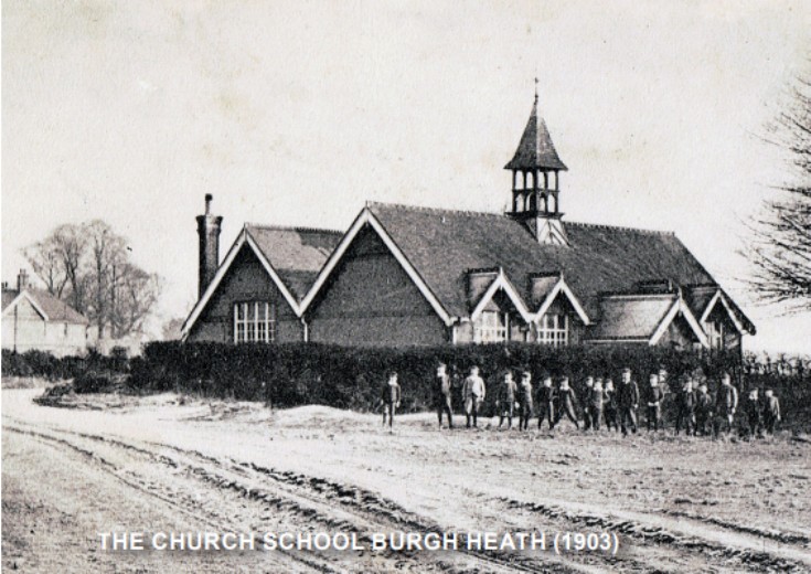 Church School Burgh Heath