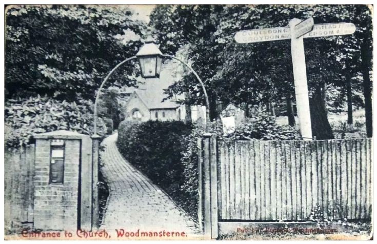 ENTRANCE TO ST PETER'S CHURCH, Woodmansterne