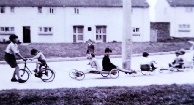 Children playing in Hatch Gardens Tadworth