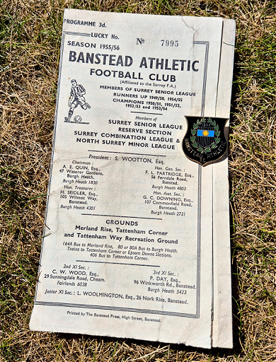 Banstead Athletic FC programme