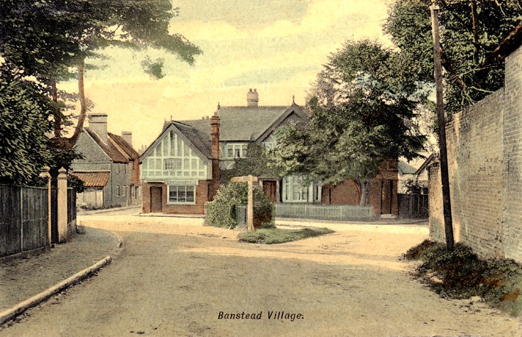 Park Road/High Street junction, Banstead Village 